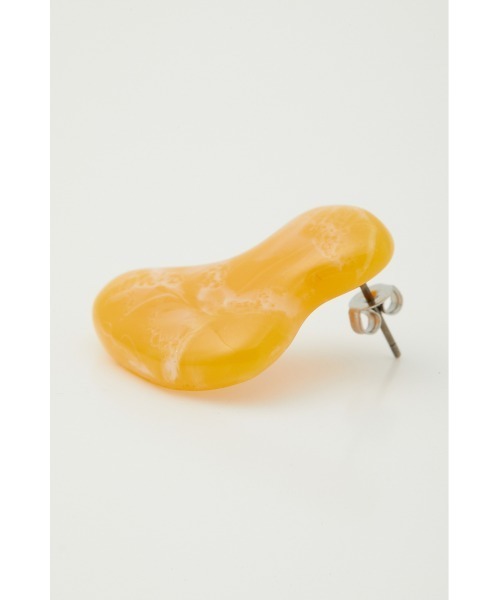 AZUL by moussy（アズールバイマウジー）の「ASYMMETRY ACRYL PIERCINGS/アシンメトリーアクリルピアス（ピアス（両耳用）・レディース・ブラウン/ターコイズブルー/イエロー・FREE）」の8枚目の写真