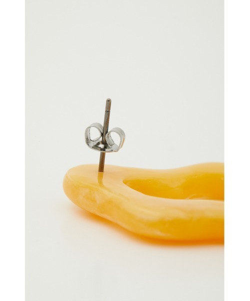 AZUL by moussy（アズールバイマウジー）の「ASYMMETRY ACRYL PIERCINGS/アシンメトリーアクリルピアス（ピアス（両耳用）・レディース・ブラウン/ターコイズブルー/イエロー・FREE）」の10枚目の写真