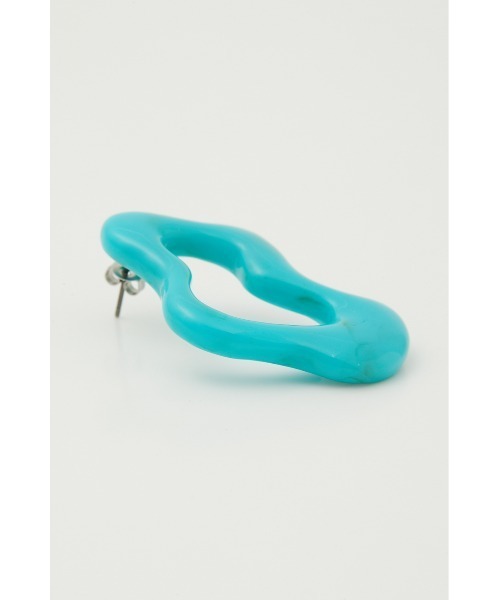 AZUL by moussy（アズールバイマウジー）の「ASYMMETRY ACRYL PIERCINGS/アシンメトリーアクリルピアス（ピアス（両耳用）・レディース・ブラウン/ターコイズブルー/イエロー・FREE）」の15枚目の写真