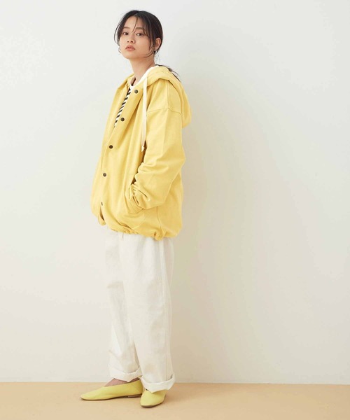 ADAM ET ROPE'(アダムエロペ)の「【WEB限定】《新色追加》ビック ルーズ スウェット マリンパーカー / スナップ フーディー / ユニセックス(パーカー・メンズ・ライトグレー/ブラック/ピンク/イエロー系その他・M/L)」の19枚目の写真