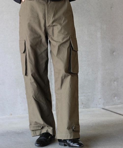y/m by れぽすけ（イムバイレポスケ）の「ワイドミリタリーパンツ（カーゴパンツ・メンズ・ブラック/カーキ・MEDIUM/LARGE）」の21枚目の写真