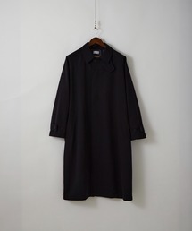 【ESPONT】recycle polyester twill balmacaan coat