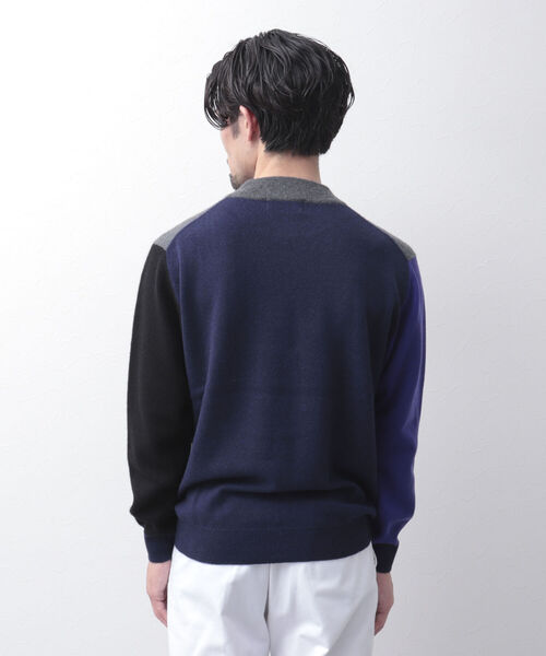 NOLLEY'S goodman(ノーリーズグッドマン)の「プレミアムカシミヤ モックネックニット(ニット/セーター・メンズ・ネイビー/グレー/ピンク/グリーン・M/L)」の21枚目の写真