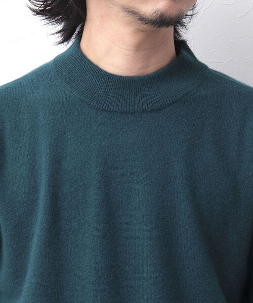 NOLLEY'S goodman(ノーリーズグッドマン)の「プレミアムカシミヤ モックネックニット(ニット/セーター・メンズ・ネイビー/グレー/ピンク/グリーン・M/L)」の22枚目の写真