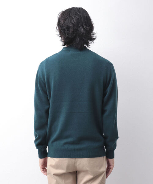 NOLLEY'S goodman(ノーリーズグッドマン)の「プレミアムカシミヤ モックネックニット(ニット/セーター・メンズ・ネイビー/グレー/ピンク/グリーン・M/L)」の7枚目の写真