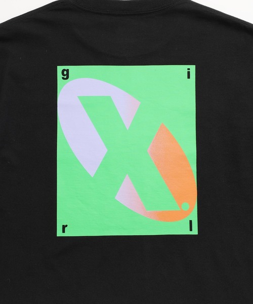 X-girl(エックスガール)の「GRADATION LOGO L/S TEE(Tシャツ/カットソー・レディース・ホワイト/ダークグリーン/ブラック・XL/L/S/M)」の15枚目の写真