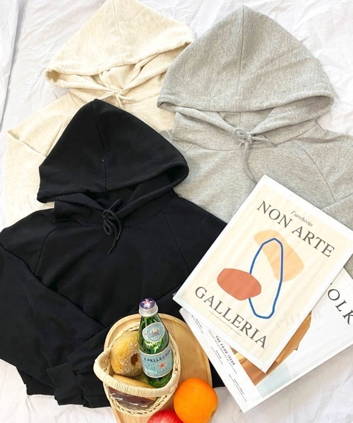 Dalfwin（ダールフィン）の「タイトミニパーカーワンピース（ワンピース・レディース・ブラック/グレー/アイボリー/グレー系2/ホワイト系2/ブラック系2・FREE）」の12枚目の写真