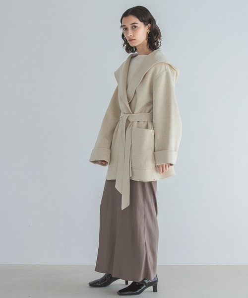 A part by(アパートバイ)の「ジャガードガラナロースカート 165036(スカート・レディース・ライトベージュ/ブラック/グリーン/ライトブラウン・FREE)」の12枚目の写真