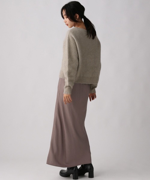 A part by(アパートバイ)の「ジャガードガラナロースカート 165036(スカート・レディース・ライトベージュ/ブラック/グリーン/ライトブラウン・FREE)」の13枚目の写真