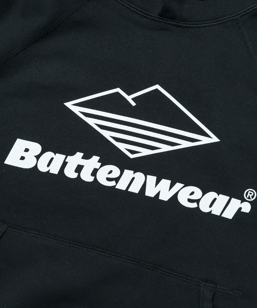 Battenwear（バテンウエア）の「【Battenwear/バテンウェア】カナダ製 フーディー/TEAM REACH-UP HOODY（パーカー・メンズ・ブラック/ヘザーグレー/ダークネイビー・MEDIUM/LARGE/SMALL）」の5枚目の写真