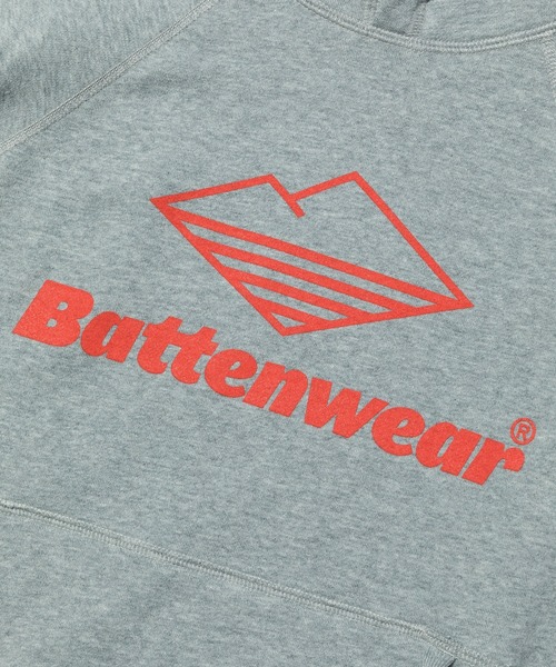 Battenwear（バテンウエア）の「【Battenwear/バテンウェア】カナダ製 フーディー/TEAM REACH-UP HOODY（パーカー・メンズ・ブラック/ヘザーグレー/ダークネイビー・MEDIUM/LARGE/SMALL）」の9枚目の写真