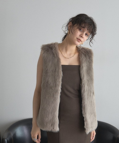 Dartin Bonapatto ファー ベスト 48 Dartin Bonapatto ファー ベスト 48