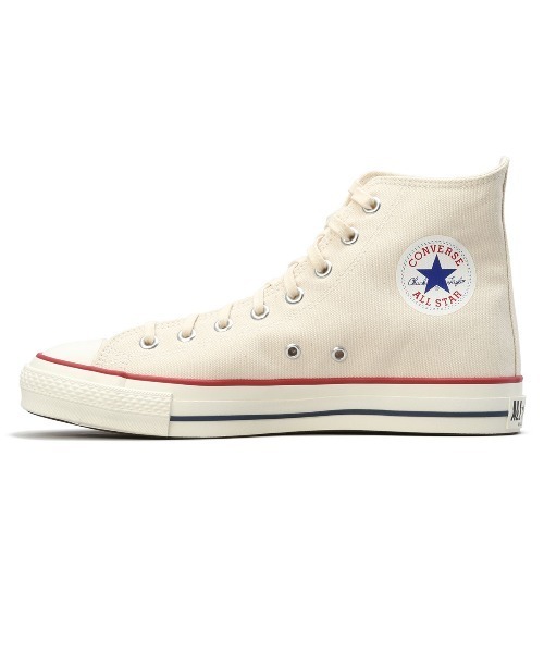 CONVERSE(コンバース)の「CONVERSE CANVAS ALL STAR J HI コンバース オールスター(スニーカー・メンズ・ホワイト/ブラック・26.5cm/27.5cm/26.0cm/27.0cm/28.0cm/29.0cm)」の1枚目の写真