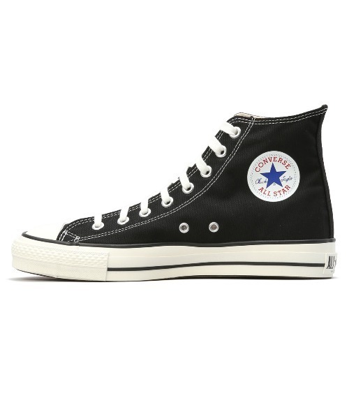 CONVERSE(コンバース)の「CONVERSE CANVAS ALL STAR J HI コンバース オールスター(スニーカー・メンズ・ホワイト/ブラック・26.5cm/27.5cm/26.0cm/27.0cm/28.0cm/29.0cm)」の2枚目の写真