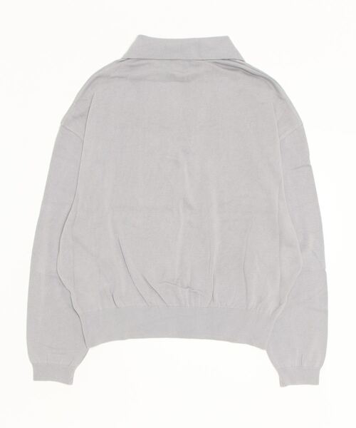 LOCALINA(ロカリナ)の「knit skipper L/S(ニット/セーター・メンズ・ホワイト/グレー・FREE)」の3枚目の写真