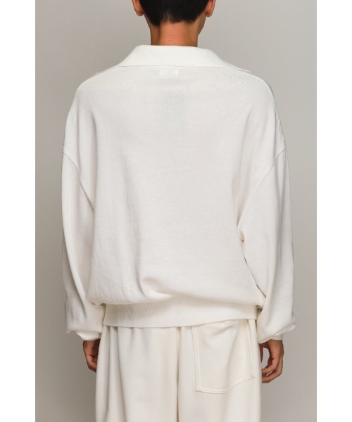 LOCALINA(ロカリナ)の「knit skipper L/S(ニット/セーター・メンズ・ホワイト/グレー・FREE)」の6枚目の写真