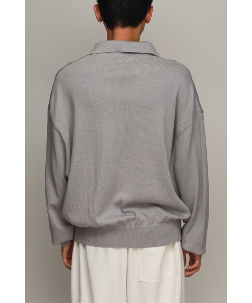 LOCALINA(ロカリナ)の「knit skipper L/S(ニット/セーター・メンズ・ホワイト/グレー・FREE)」の10枚目の写真