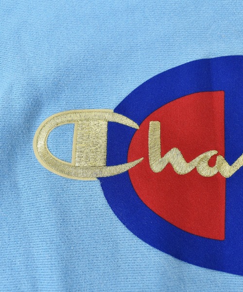 Champion(チャンピオン)の「【ヴィンテージ古着】Y2K Champion / チャンピオン リバースウィーブ ロゴ スウェットパーカー(パーカー・メンズ・ブルー・SMALL)」の4枚目の写真