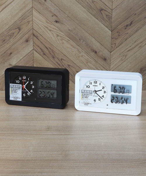 CASIO（カシオ）の「電波目覚まし時計 / TTM-170NJ-1JF（置時計・メンズ・ブラック・FREE）」の7枚目の写真