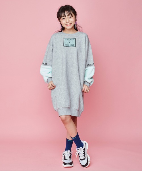 JENNI(ジェニィ)の「ロゴリブクルーソックス(ソックス/靴下・キッズ・ネイビー/ブラック/オフホワイト・22-24cm/19-21cm)」の14枚目の写真