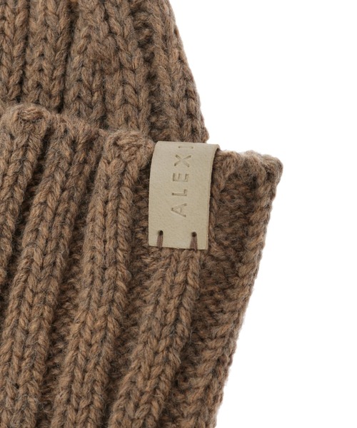 ALEXIA STAM（アリシアスタン）の「Rib Knit Beanie /リブニットビーニー（ニットキャップ/ビーニー・レディース・ネイビー/ブラウン/グレー・FREE）」の21枚目の写真