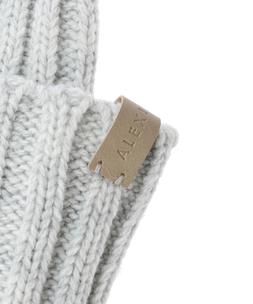 ALEXIA STAM（アリシアスタン）の「Rib Knit Beanie /リブニットビーニー（ニットキャップ/ビーニー・レディース・ネイビー/ブラウン/グレー・FREE）」の17枚目の写真