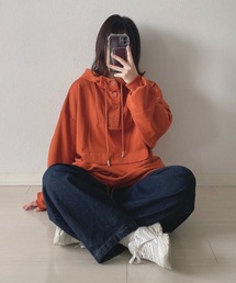 WEGO | ぬこ×WEGO/【一部店限定】BIGフードアノラックパーカー(パーカー)