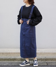UNIVERSAL OVERALL（ユニバーサルオーバーオール）の「ハイウエスト ジャンパースカート【HI-WAIST JUMPER SKIRT】（ジャンパースカート・レディース）」