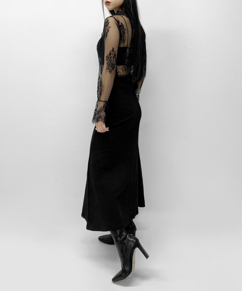 LVEU.（ラブユ.）の「【ZOZOTOWN限定】Stretch mermaid skirt / ストレッチマーメイドスカート（スカート・レディース・ブラック・FREE）」の19枚目の写真
