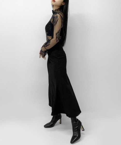 LVEU.（ラブユ.）の「【ZOZOTOWN限定】Stretch mermaid skirt / ストレッチマーメイドスカート（スカート・レディース・ブラック・FREE）」の10枚目の写真
