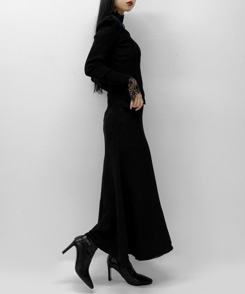 LVEU.（ラブユ.）の「【ZOZOTOWN限定】Stretch mermaid skirt / ストレッチマーメイドスカート（スカート・レディース・ブラック・FREE）」の13枚目の写真