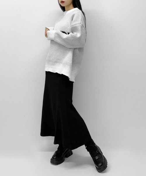 LVEU.（ラブユ.）の「【ZOZOTOWN限定】Stretch mermaid skirt / ストレッチマーメイドスカート（スカート・レディース・ブラック・FREE）」の16枚目の写真