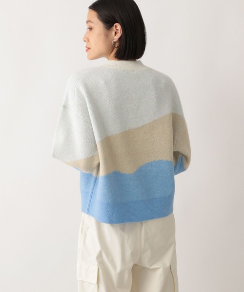 LOWRYS FARM(ローリーズファーム)の「カラーブロックニット 294858(ニット/セーター・レディース・イエロー/ブルー/グレー・FREE)」の20枚目の写真