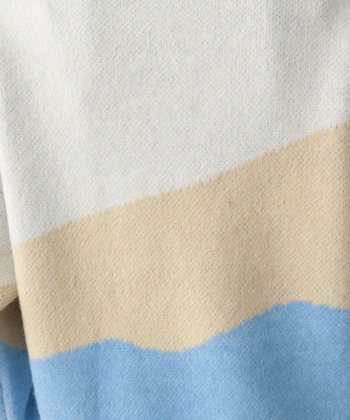 LOWRYS FARM(ローリーズファーム)の「カラーブロックニット 294858(ニット/セーター・レディース・イエロー/ブルー/グレー・FREE)」の15枚目の写真