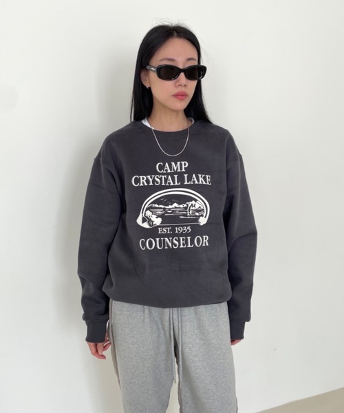 Didot.showroom(ディドット ショールーム)の「CAMP CRAYSTAL LAKE MTM(スウェット・レディース・グリーン/チャコールグレー/ヘザーグレー・FREE)」の16枚目の写真