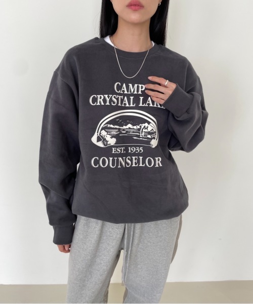 Didot.showroom(ディドット ショールーム)の「CAMP CRAYSTAL LAKE MTM(スウェット・レディース・グリーン/チャコールグレー/ヘザーグレー・FREE)」の17枚目の写真