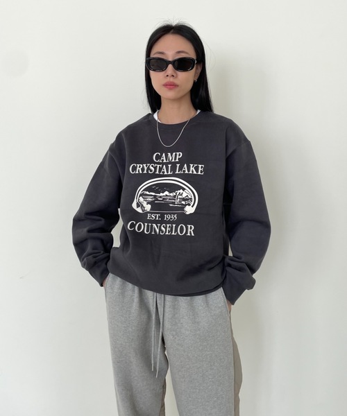 Didot.showroom(ディドット ショールーム)の「CAMP CRAYSTAL LAKE MTM(スウェット・レディース・グリーン/チャコールグレー/ヘザーグレー・FREE)」の18枚目の写真