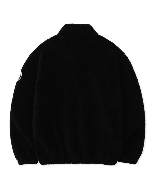 FCMM（エフシーエムエム）の「FIELD BEAR FLEECE HALF ZIP-UP/フィールドベアーフリースハーフジップ（スウェット・メンズ・ブラック/オフホワイト・LARGE/MEDIUM）」の11枚目の写真