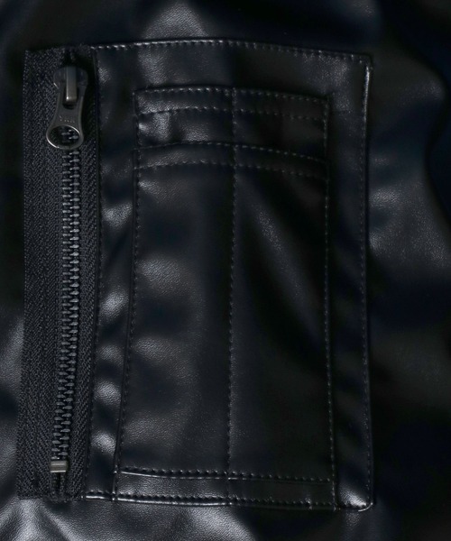 ANPAS(アンパス)の「Sleeve Switching & Quilting Padding MA-1/袖切り替え&キルティング MA-1 ボマージャケット(MA-1・メンズ・ブラック系その他/ブラック系その他2/グリーン系その他/グリーン系その他2・M/L/LL)」の13枚目の写真