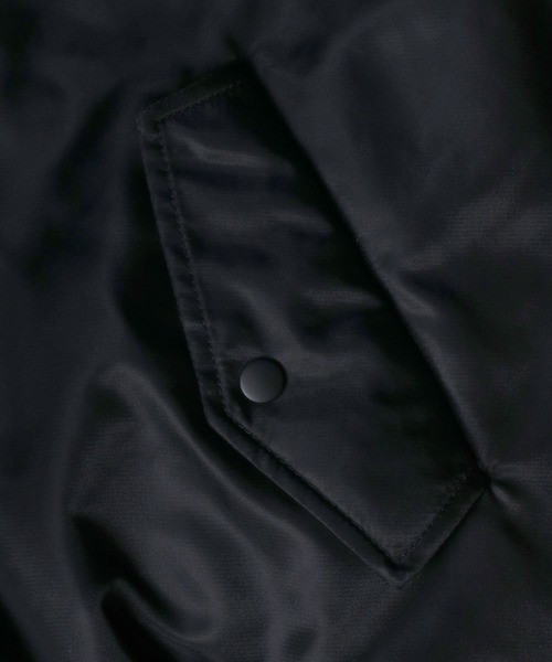 ANPAS(アンパス)の「Sleeve Switching & Quilting Padding MA-1/袖切り替え&キルティング MA-1 ボマージャケット(MA-1・メンズ・ブラック系その他/ブラック系その他2/グリーン系その他/グリーン系その他2・M/L/LL)」の11枚目の写真