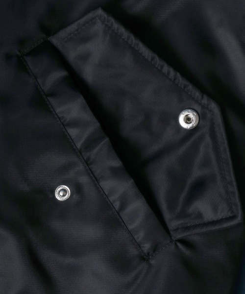 ANPAS(アンパス)の「Sleeve Switching & Quilting Padding MA-1/袖切り替え&キルティング MA-1 ボマージャケット(MA-1・メンズ・ブラック系その他/ブラック系その他2/グリーン系その他/グリーン系その他2・M/L/LL)」の12枚目の写真