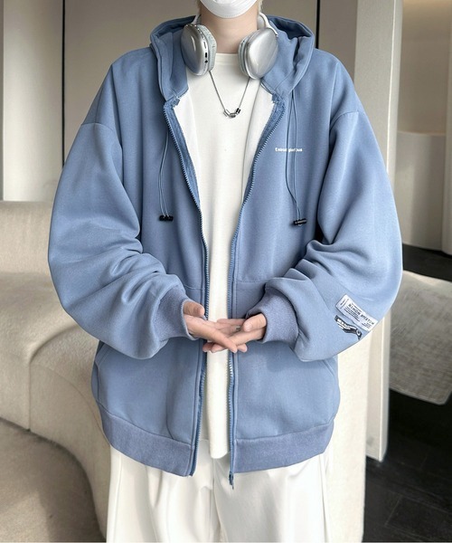 FVLMEN（フルメン）の「【FVLMEN】onepoint logo zip parka/ワン