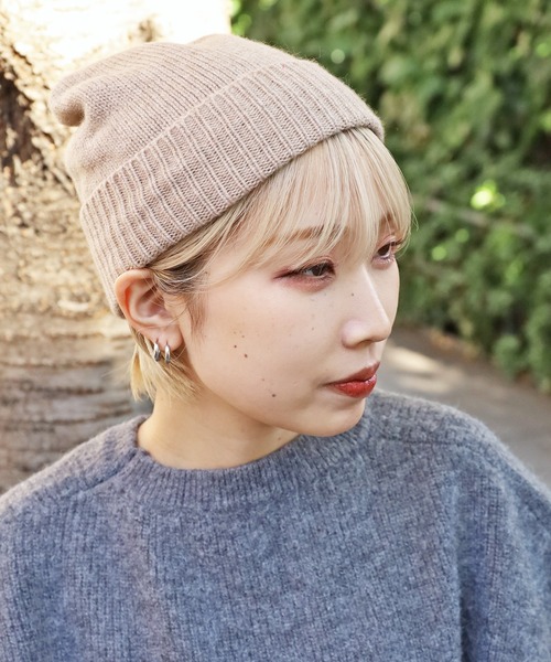 WILLIAM BRUNTON/ウィリアム ブラントン Hand Knits Cap ニットキャップ