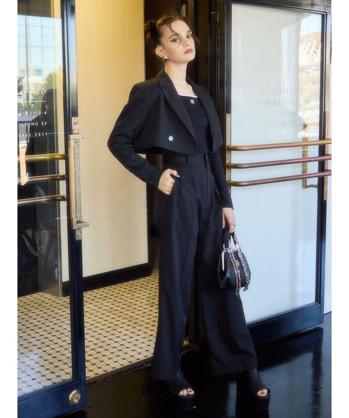 EVRIS（エヴリス）の「EチェーンショルダーBAG（ショルダーバッグ・レディース・ブラック/ホワイト/グリーン・FREE）」の17枚目の写真