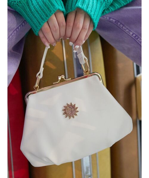 EVRIS（エヴリス）の「EチェーンショルダーBAG（ショルダーバッグ・レディース・ブラック/ホワイト/グリーン・FREE）」の19枚目の写真