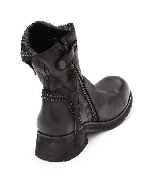 KMRii（ケムリ）の「KMRii/ケムリ/Crush Short Boots（ブーツ・メンズ・ブラック・41/42/43）」の11枚目の写真