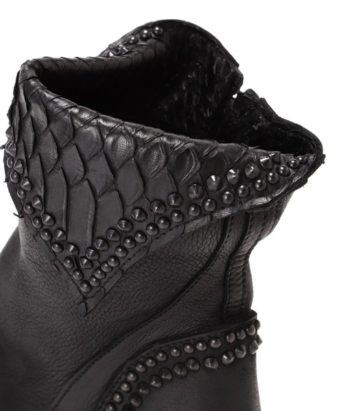 KMRii（ケムリ）の「KMRii/ケムリ/Crush Short Boots（ブーツ・メンズ・ブラック・41/42/43）」の7枚目の写真