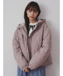 merry jenny | フリルキルティングフードジャケット(その他アウター)