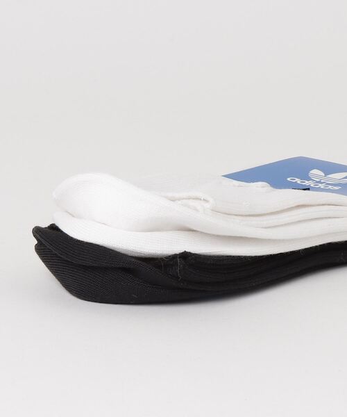 adidas（アディダス）の「プレミアム エッセンシャルズ クルーソックス2足組 / アディダスオリジナルス adidas Originals（ソックス/靴下・メンズ・ホワイト/グレー/ホワイト×ブラウン・LARGE/MEDIUM/SMALL/kids-XXL/X-LARGE）」の4枚目の写真