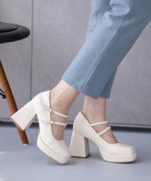 attagirl | 厚底ダブルストラップパンプス(パンプス)